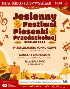 Jesienny Festiwal Piosenki Przedszkolnej